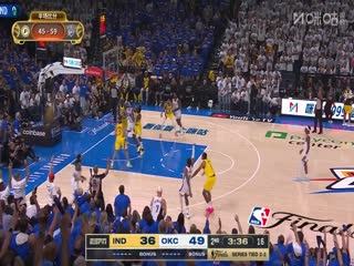 NBA总决赛步行者VS雷霆20250617